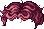 Mustache Perm Hair, red