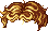 Mustache Perm Hair, blonde