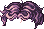 Mustache Perm Hair, purple