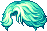 Velvet Hair, green