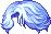 Velvet Hair, blue