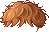 Spiked Wavy Hair, orange