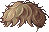 Spiked Wavy Hair, brown