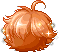 Cartoon Boy Hair, orange