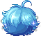 Cartoon Boy Hair, blue