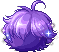 Cartoon Boy Hair, purple