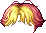 Two-Tone Bangs Hair, red