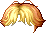 Two-Tone Bangs Hair, orange