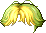 Two-Tone Bangs Hair, green