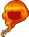 Maple Festival Hair, orange