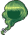Maple Festival Hair, green