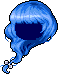 Maple Festival Hair, blue
