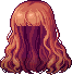 Wavy Wavelengths Hair, orange