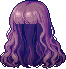 Wavy Wavelengths Hair, purple