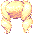 Twisty Pufftails Hair, blonde