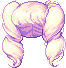 Twisty Pufftails Hair, purple