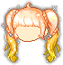Summer Twin Tails Hair, orange