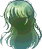 Mini Bangs 'n' Braids Hair, green