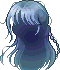 Mini Bangs 'n' Braids Hair, blue