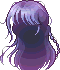 Mini Bangs 'n' Braids Hair, purple