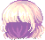 Prim Feathered Bob Hair, purple