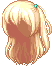 Side-tied Hair, blonde