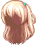 Side-tied Hair, brown