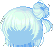 Bobbed Dango Hair, blue