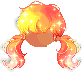 Cosmos Hair, orange
