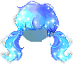 Cosmos Hair, blue