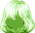 Sweet C-curl Hair, green