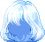 Sweet C-curl Hair, blue