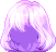 Sweet C-curl Hair, purple