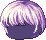 Fluffy Bob Hair, purple