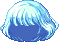 Puffy Wave Hair, blue