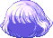 Puffy Wave Hair, purple