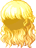Beach Wavy Bangs Hair, blonde