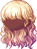 Beach Wavy Bangs Hair, brown