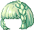 Chic Fluffy Bob Hair, green