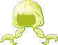 Soft Twisted Sister Hair, green