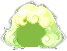 Fluffy Puffy Cloud Hair, green
