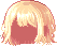 Fuzzy Fried Hair, orange
