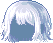 Fuzzy Fried Hair, blue