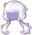 Foggy Graceful Hair, purple