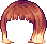 Brush Hair, orange