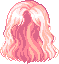 Glass Bead Hair, red