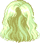 Glass Bead Hair, green