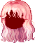 Secret Two-Tone Hair, red