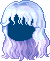 Secret Two-Tone Hair, blue