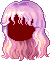 Secret Two-Tone Hair, purple